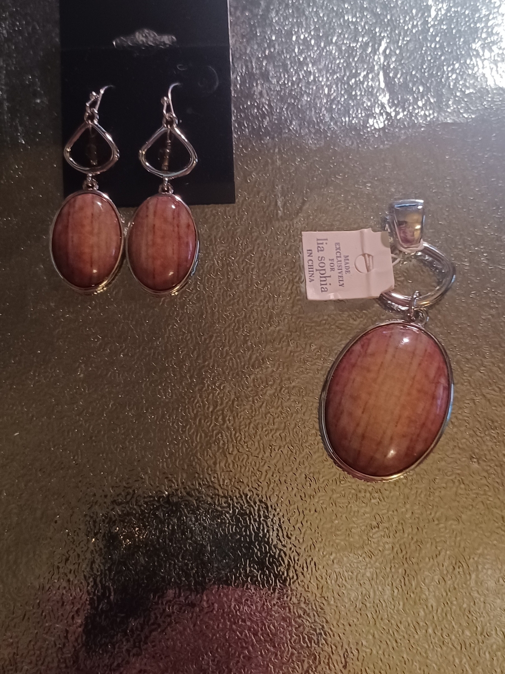 Sale *Lia Sophia Royal Earrings & Necklace Set